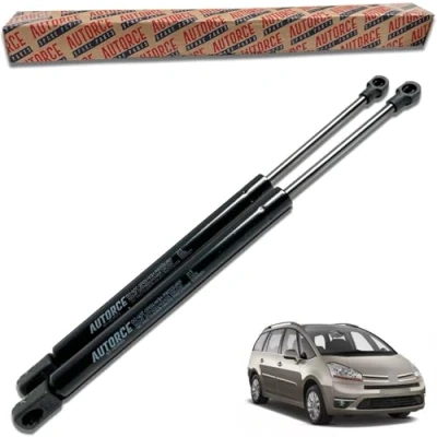Image of AUTORCE 2 Pcs Rear Tailgate Boot Gas Struts Intended For Citroen C4 I Grand Picasso MPV (2006 2013) 109 163 PS/HP Lift Support Shock Absorber System 645 (N) 586 MM 8731.P0, 9654438780