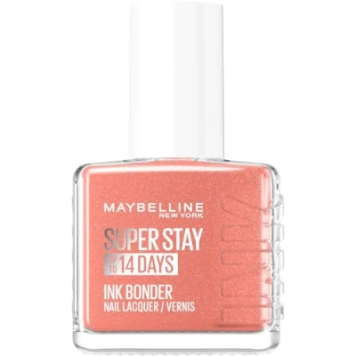 Image of Maybelline New York Super Stay Ink Bonder Nail Lacquer, Hard Gel Like Colour, Chip Resistant, Up to 14 Day Wear, Shade 19: Golden Brown, 12ml