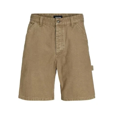 Image of JACK &amp; JONES Men&#039;s Jjitony Jjcarpenter Shorts Wi 050 Sn, Tigers Eye, XL