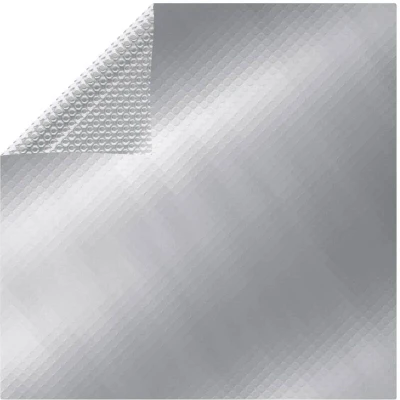 Image of vidaXL Rectangular Pool Cover 600x400 cm PE Silver