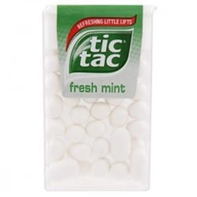 Image of Tic Tac Classic Fresh Mint Sweets, for Little Moments of Refreshment in a Convenient Pack, Bulk Pack 24 x 18g