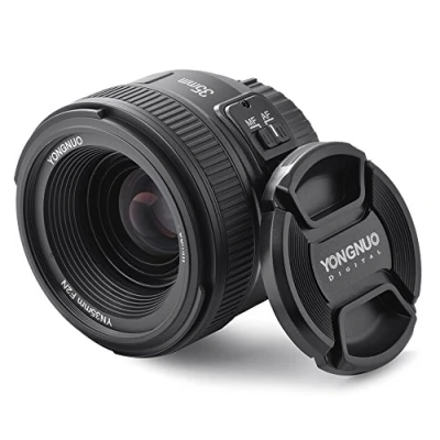 Image of Yongnuo YN35mm F2N Lens 1:2 AF/MF Wide Angle Fixed/Prime Auto Focus for Nikon DSLR Cameras LF758