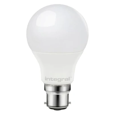 Image of Integral LED GLS B22 806LM 9.5W EQ. to 60W 2700K DIMMABLE 80CRI 240 Frosted
