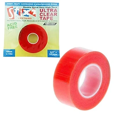 Image of Stix2 Double Sided Ultra Clear Tape 19mm x15m