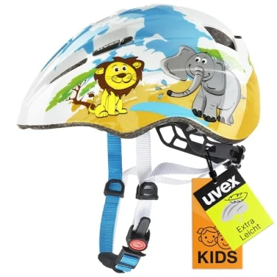 Image of uvex Kid 2 Lightweight Kids Bike Helmet for Children Individual Fit Upgradeable with an LED Light Desert 46 52 cm