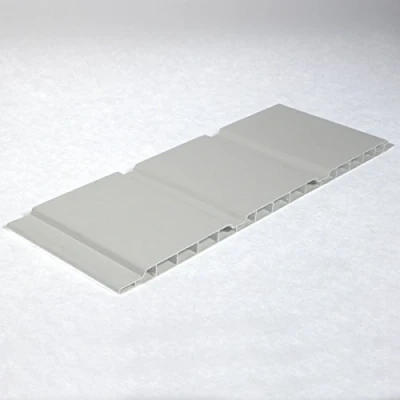 Image of 10 x 2.5m Length 300mm UPVC Plastic Soffit Board White Hollow Cladding