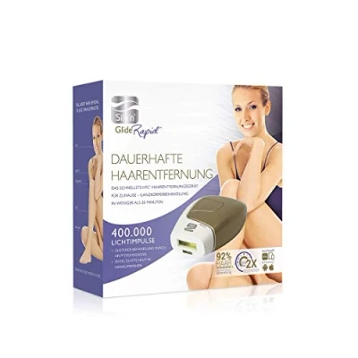Image of Silk&#039;n Glide Rapid, Permanent hair removal for light to dark skin, 400,000 impulses