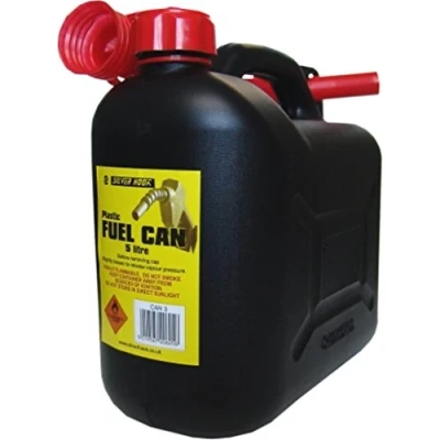 Image of S Style CAN3 Diesel Fuel Can and Spout Black 5 Litre
