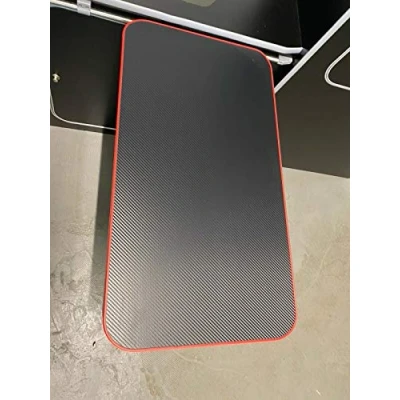 Image of Lusso Caravan Camper Motorhome Furniture Stylish Finish Durable Construction Ideal for Caravans and Campers TABLE TOP ONLY Carbon/Red