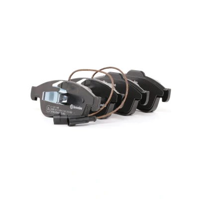 Image of 77365355 Brake pad set BREMBO P 23 148 incl. wear warning contact with piston clip without accessories ALFA ROMEO: Giulietta Hatchback
