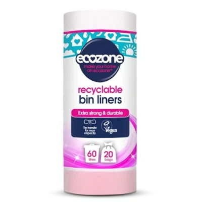 Image of Ecozone Biodegradable Bin Liners, Pack of 20