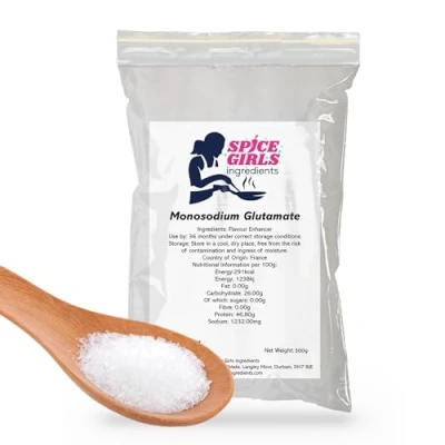 Image of Premium MSG Powder Monosodium Glutamate Umami Enhancer 500g Resealable Pouch Ideal for Chinese Food Alternative to Salt Seasoning Authentic Flavors