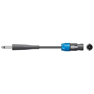 Image of chord SPK J600 6 m 6.3 mm Mono Jack to Speakon Plug