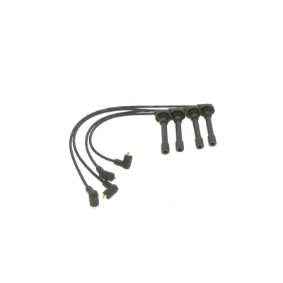 Image of 32700P1JE01, 32700P7AG01, 32700PEL004, 32722P01000, 32722P03000 Ignition Lead Set BOSCH 0 986 356 721 HONDA: CIVIC 6 Aerodeck, Hatchback