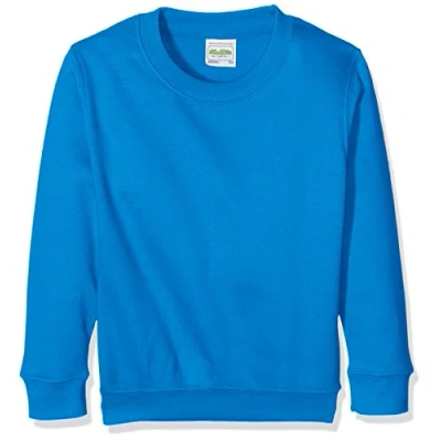 Image of AWDis Boy&#039;s Kids Sweatshirt , Blue (Sapphire Blue), X Large