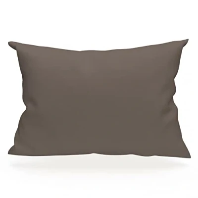 Image of Atmosphère Zzz Pillow Case, Polycotton, Taupe, 50 x 75 cm