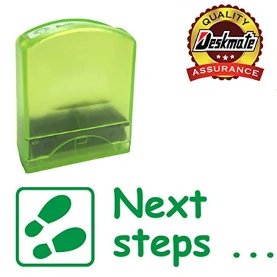 Image of Next steps... Self inking, Reinkable Low Cost Teacher Stamp
