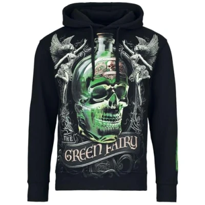 Image of Spiral The Green Fairy Hoody Black XL