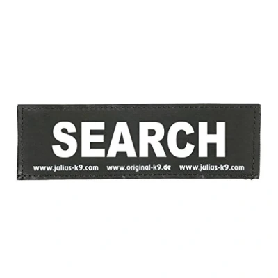 Image of Interchangeable Patches, 1 pair, SEARCH, Size: Small, Black