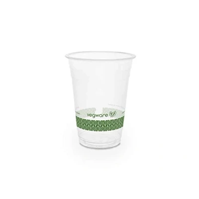 Image of Vegware 16oz PLA Clear Cold Cups (Pack of 1000)