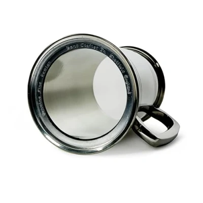 Image of Wentworth Pewter Double Lined Glass Base 1 Pint Tankard