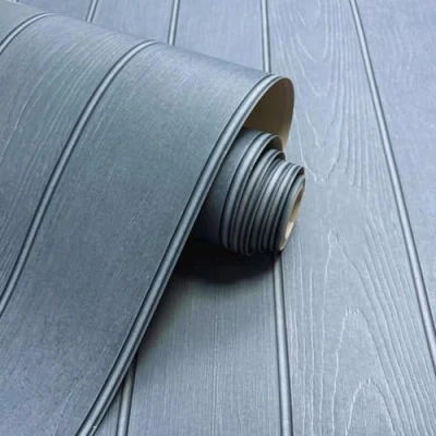 Image of World of Wallpaper Beaded Wood Panel Modern Realistic Contemporary Perfect for Hallway, Living Room Stylish Feature Wall Blue 5914