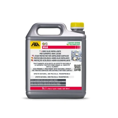 Image of FILA Surface Care Solutions, W68, Floor Tiles Stainproof and Waterproof Sealant, Natural Stone Sealer Brick Sealer, Exterior Patio sealant with Effect, It doesn&#039;t Form Film, 5L