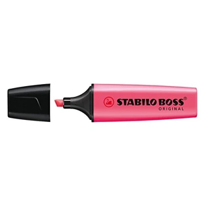 Image of Stabilo Boss Original Highlighters Pack of 2 Bright Pink