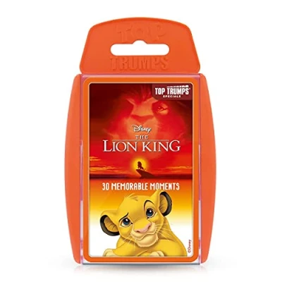 Image of Top Trumps Disney the Lion King Specials Card Game, play with 30 memorable moments from presentation of Simba to No Worries, educational gifts and toys for boys girls aged 6 plus