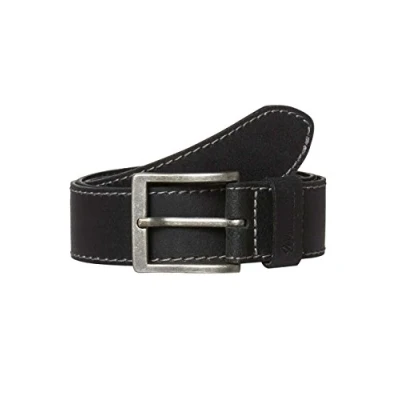 Image of Wrangler Men&#039;s Stitched Belt, Black, 110cm