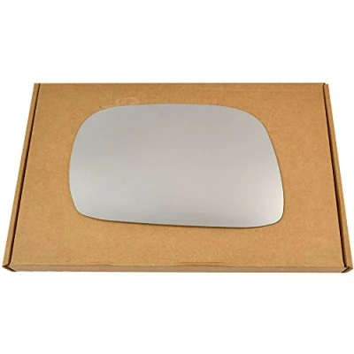 Image of Less4spares Wing Mirror Glass Left Compatible with Suzuki Wagon R 2000 2007 STICK ON Passenger Near Side Convex