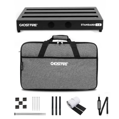 Image of guitar Pedalboard Aluminum Effect Pedal Board with Carry Bag,V series (V STANDARD 1.5)