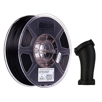 Image of eSUN Carbon Fiber Filled Nylon Filament 1.75mm, 3D Printer PA CF, Dimensional Accuracy +/ 0.05mm, 1KG Spool (2.2 LBS) Printing for Printers, Natural