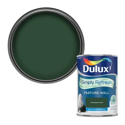 Image of Dulux Simply Refresh Feature Wall Matt Emulsion Paint Everglade Forest 1.25 litres 5569250