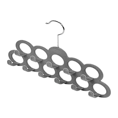 Image of Domopak Living Hanging Rack Accessories Non Slip Grey, 30.5