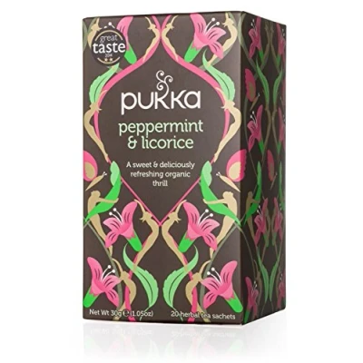 Image of Pukka Herbal AYURVEDA Organic Peppermint &amp; Licorice Tea 20bags (Pack of 1)