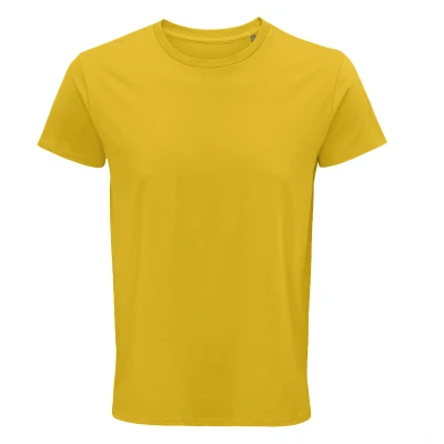 Image of SOLS Mens Crusader Organic T Shirt (Gold) Yellow Size Large