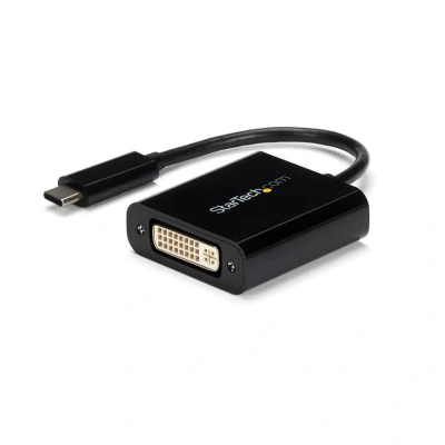 Image of StarTech.com USB C to DVI Adapter Black 1920x1200 Type Video Converter for Your D Display/Monitor/Projector Upgraded Version is CDP2DVIEC (CDP2DVI)