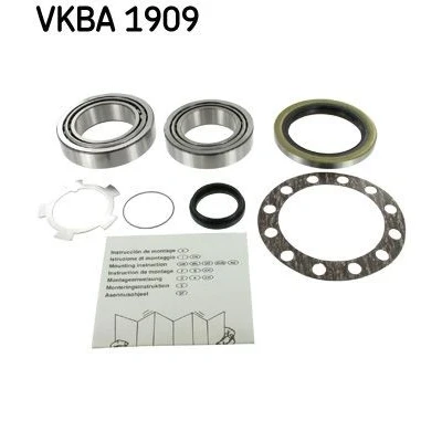 Image of MB092749, MB932726 Wheel bearing kit SKF VKBA 1909 with shaft seal 73,4mm TOYOTA: Land Cruiser Prado 70 Pickup