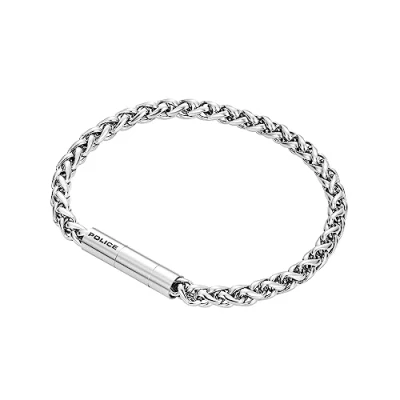 Image of Police Temptation II Polished Chain Stainless Steel Bracelet For Men PEAGB0010701