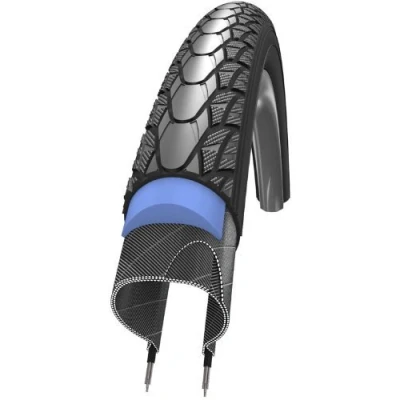 Image of Schwalbe Marathon Plus SmartGuard Wheelchair Tyre 26 x 1.00 inch in Black
