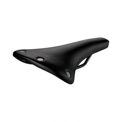 Image of Selle San Marco Regal Short Full Fit Dynamic Gravel and Bikepacking Bike Saddle, with Manganese Bow Rail Frame, Perforated Shell Closed Cover, Studded Design Size L2, Black