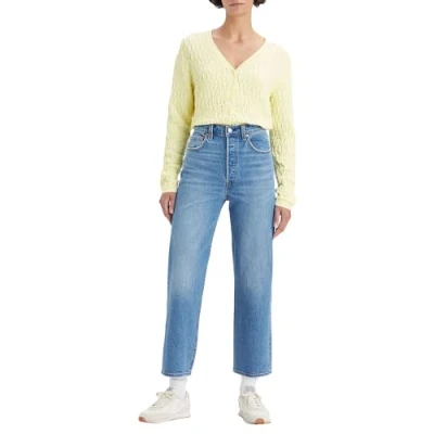 Image of Levi&#039;s Women&#039;s Ribcage Straight Ankle, Dance Around, 26W / 29L
