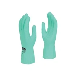 Image of Shield Latex Rubber Household Glove 300mm Large Green (Pack of 12)