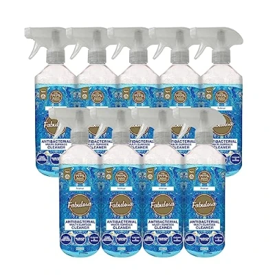 Image of Fabulosa Antibacterial Disinfectant Spray, All Purpose Multi Surface Cleaner, 500ml, 9 pack, Intense