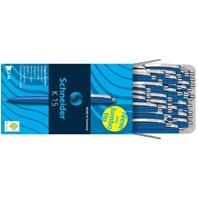 Image of Schneider Pack of 3 Suprimo Ballpoint Pens Medium Blue