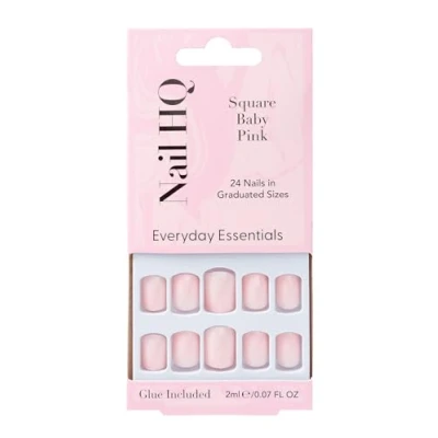 Image of NAIL HQ Square Baby Pink Nails
