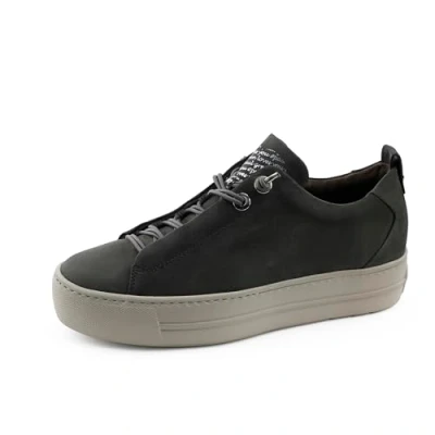 Image of Paul Green Women&#039;s Royal Nubuck Sneaker, Grey 152, 4 UK