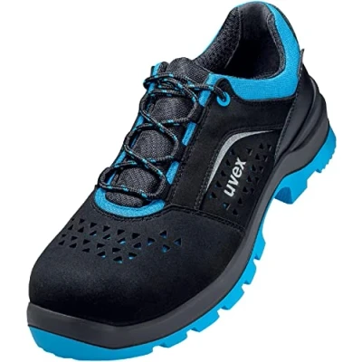 Image of Uvex 2 Xenova Safety Shoes S3 SRC ESD Work with Toe Cap Blue Size: 7 UK