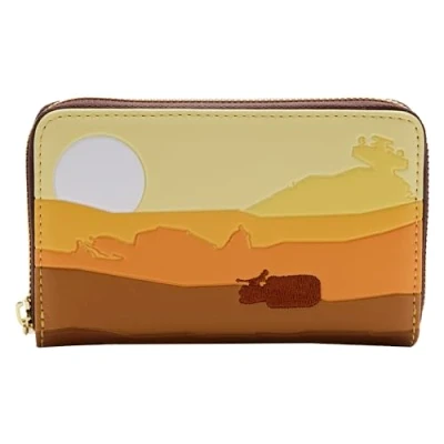 Image of Loungefly Star Wars Lands Jakku Zip Around Wallet One Size, Wars,